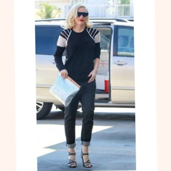 L.A.M.B. Waren Printed Calf Hair Leather Open Toe Strappy Heel Sandal - Picture 2 of 12